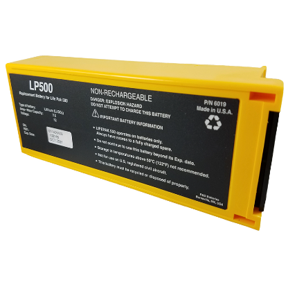 Physio-Control 3005380-902 Battery for Lifepak 500 (First Med, Medtronic)