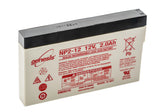 Enersys Genesis NP2-12 Battery - 12V 2.0Ah Sealed Rechargeable Lead-Acid