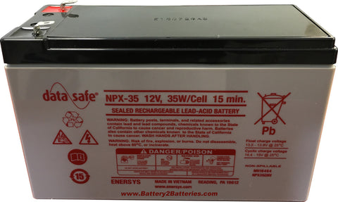 Enersys Data Safe NPX-35 Battery - .187" Terminals