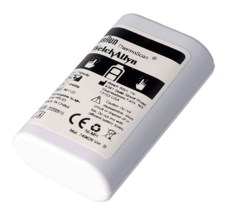 Welch Allyn 901122 Battery - OEM for Braun Pro 6000 ThermoScan