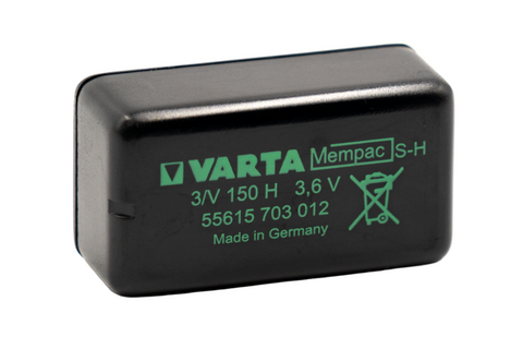 Marquette Electronics (GE) Mac 2, 12, 15 ECG Recorder, 7010, 7700 Clock Battery (Requires 2/unit)