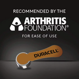 Size 312 Duracell Hearing Aid Batteries Activair Easy Tab - 60 Pieces - 10 Packs