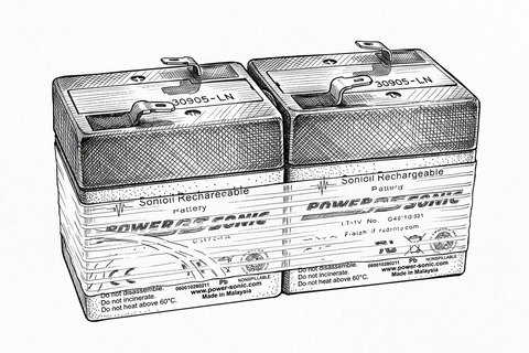 Revco Blood Bank Refrigerator Backup Battery