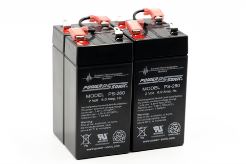 Baxter Flo-Gard 6200, 6600 Infusion Pump Battery (2 Battery Set)