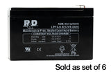 R&D Batteries 6986 Battery