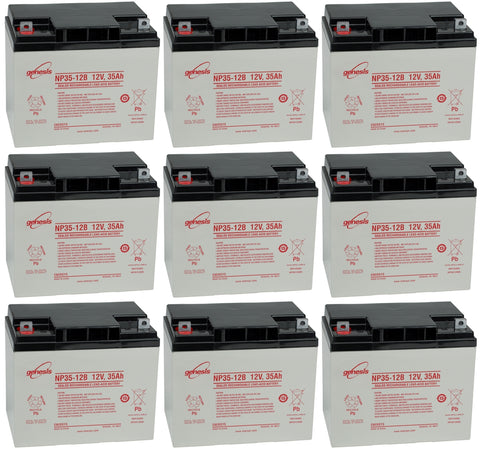 General Electric Definium AMX-700 Battery (9 Batteries, 3 Trays, Sensor Board Kit)